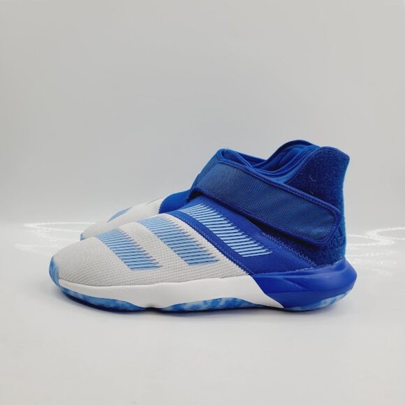 Adidas Men\'s Blue White Harden EF5295‎ Mesh Athletic Basketball Shoes Size 12.5